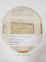 1922-0216-TEK b.jpg; 1922-0216-TEK; Miniatuurportret van Mevr. J.F.P. Drijfhout; tekeningen